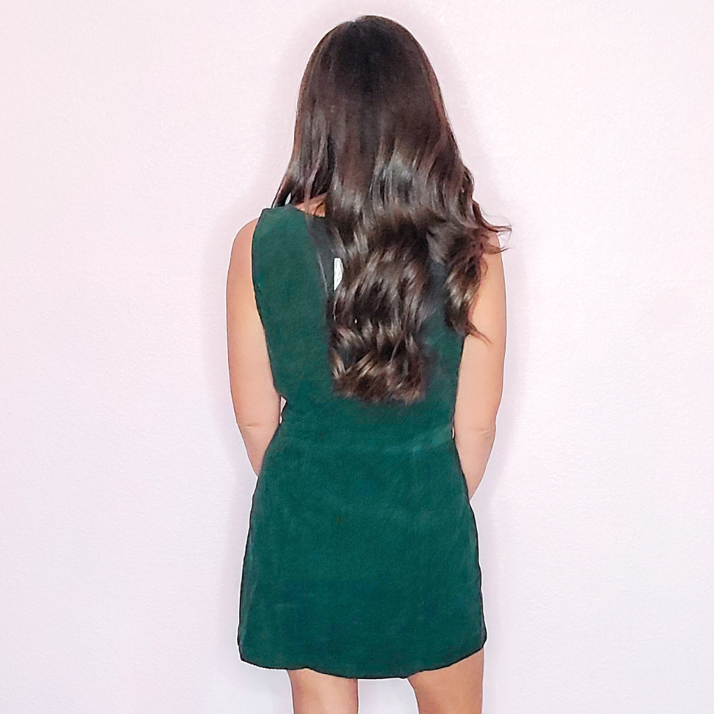 Hunter Green Corduroy Dress