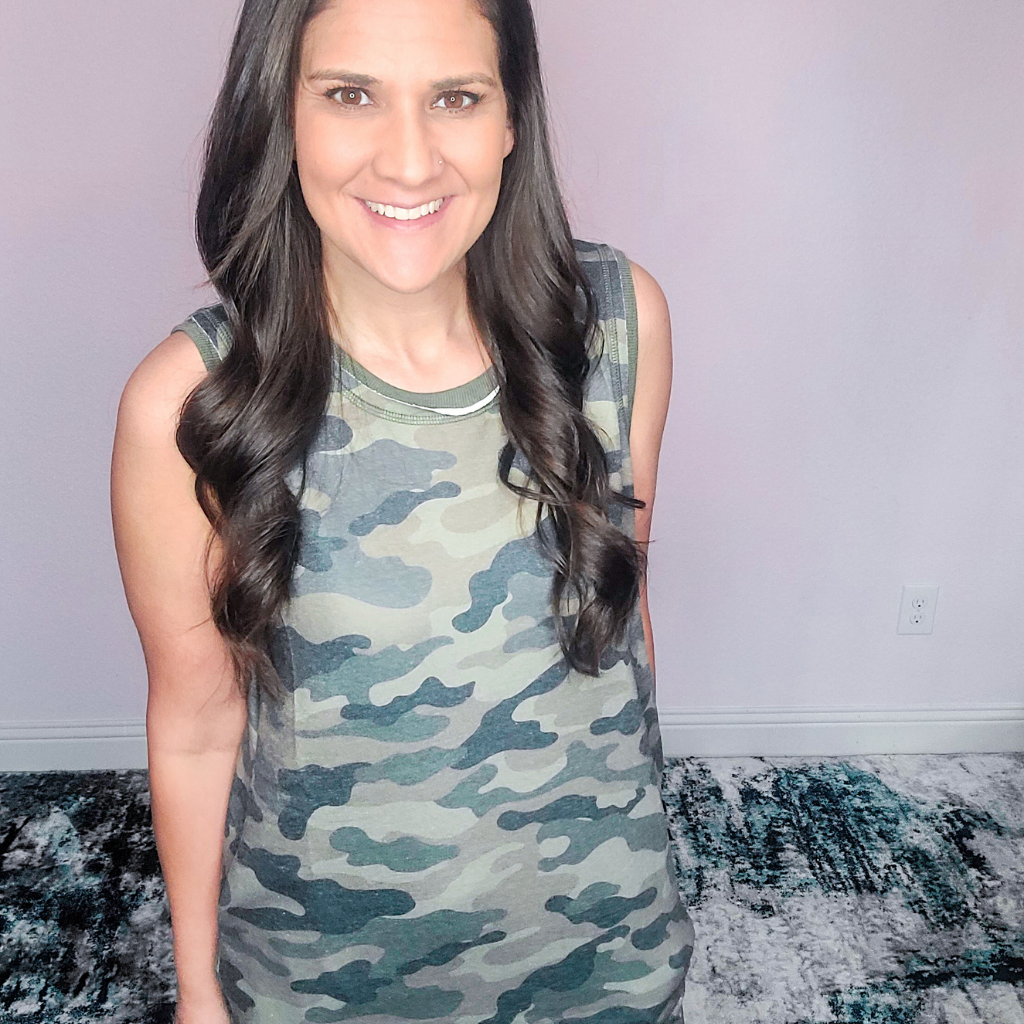 Midi Camo Dress